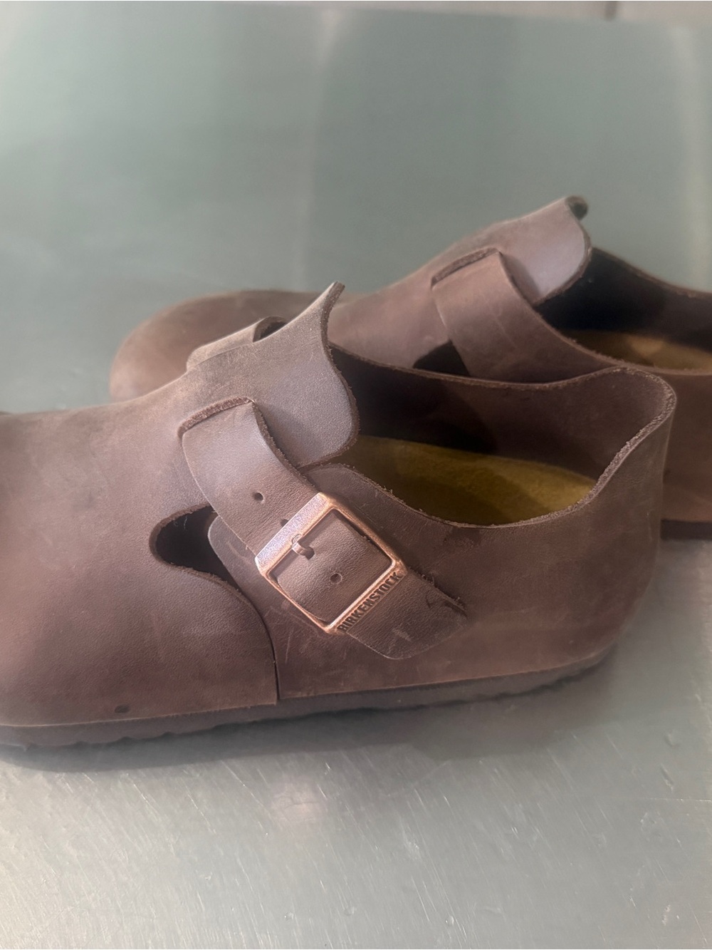 NEVER WORN. NO BOX Birkenstock Brown LONDON